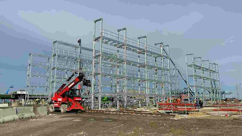Container Terminals Reefer Rack Steel Structure Solutions